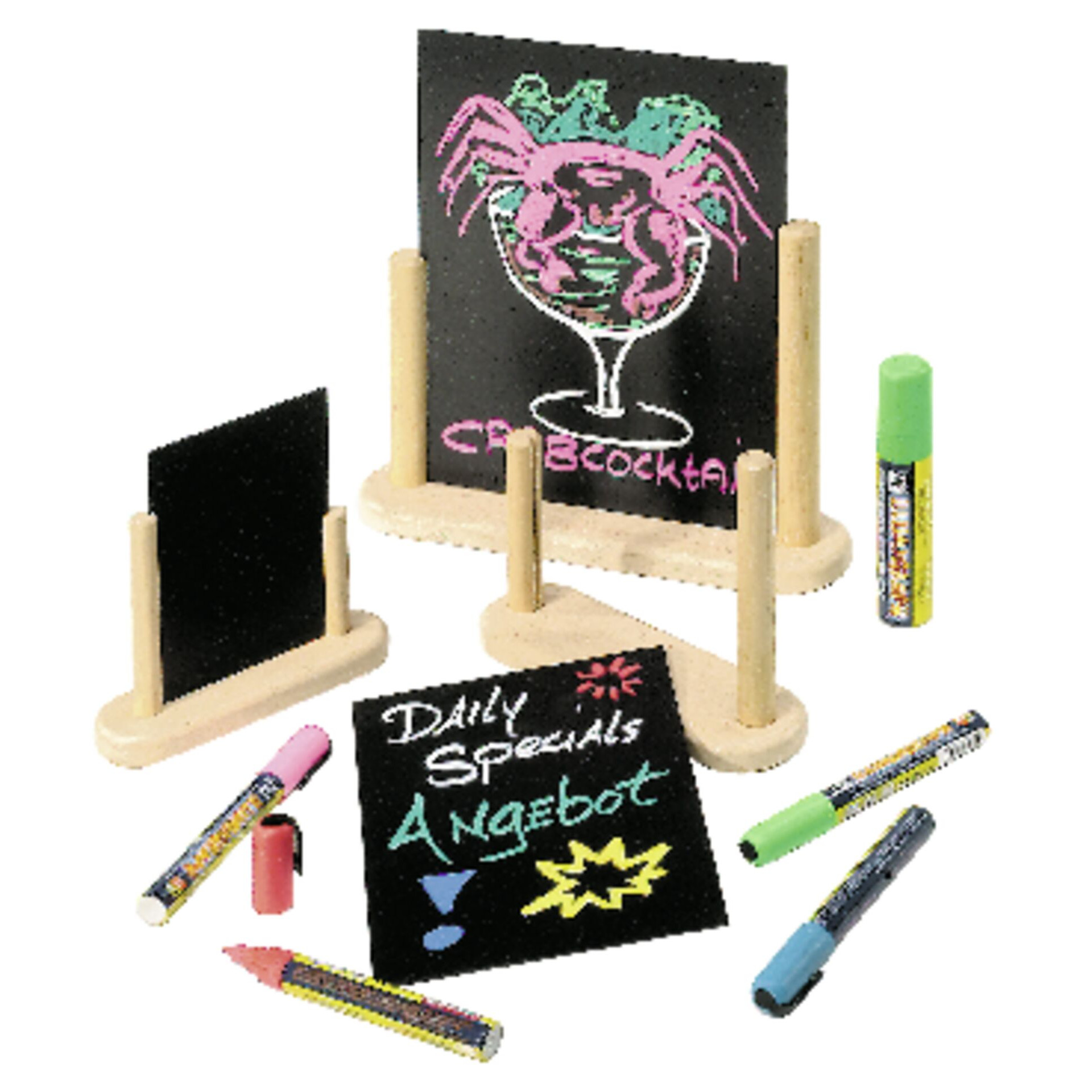 Tischtafel inkl. Gestell aus Holz natur A6